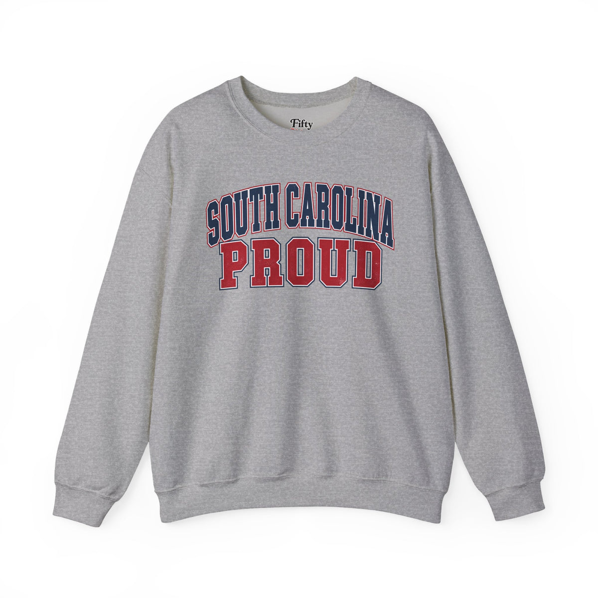 South Carolina Proud Unisex Crewneck Sweatshirt State Name Graphic