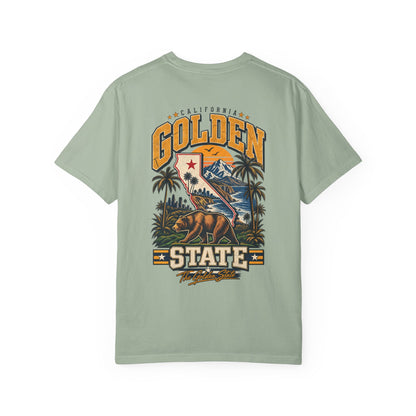 California Golden State Streetwear  Unisex Comfort Color 1717 Streetwear Graphic Tee