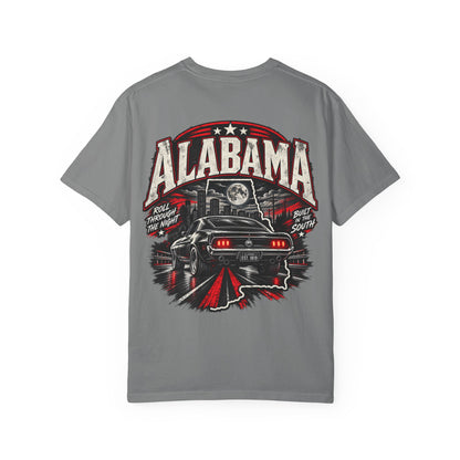 Alabama Night Drive Unisex Comfort Color 1717 Streetwear Graphic Tee