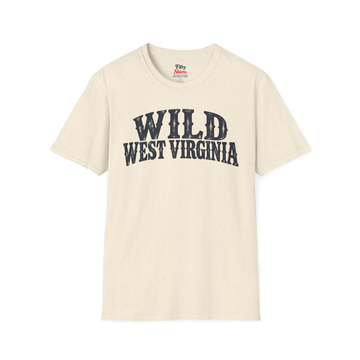 Wild West Virginia Unisex Softstyle T Shirt State Name Graphic Tee