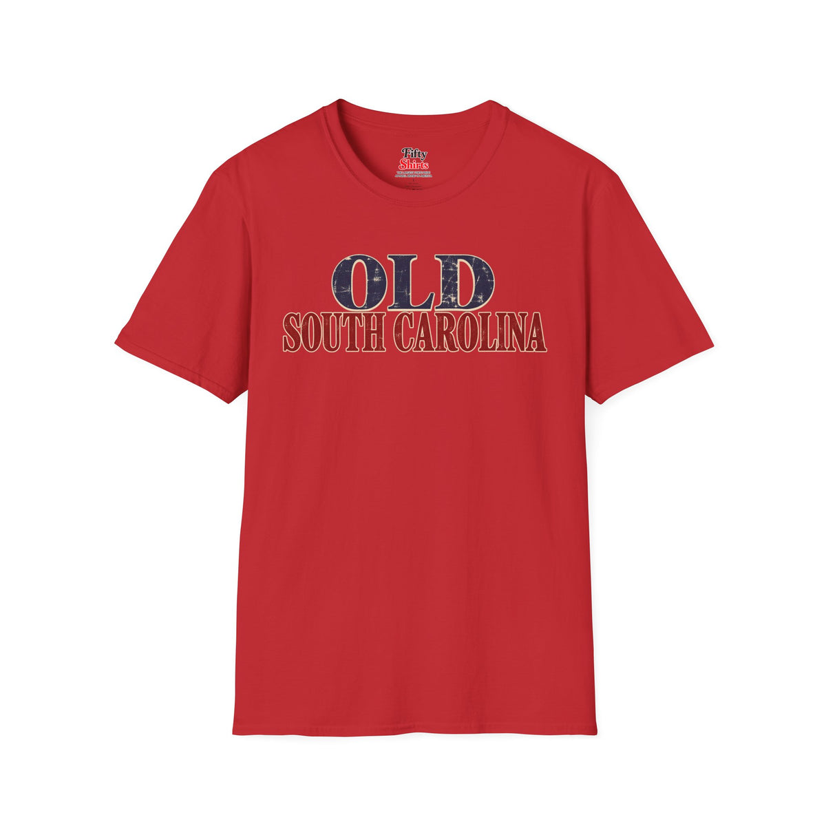 Old South Carolina Unisex Softstyle T Shirt State Name Graphic Tee