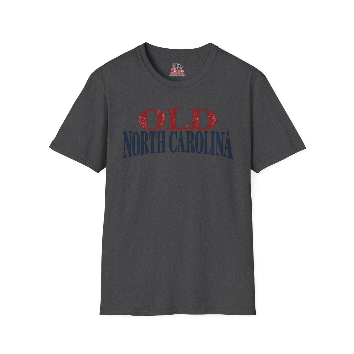 Old North Carolina Unisex Softstyle T Shirt State Name Graphic Tee