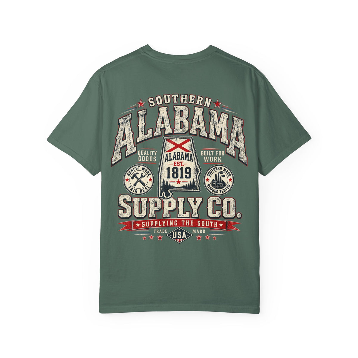 Southern Alabama Supply Unisex Comfort Color 1717 Streetwear Graphic Tee