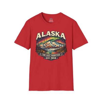 Alaska Northern Lights Unisex Softstyle T Shirt State Pride Graphic Tee Collections FS03