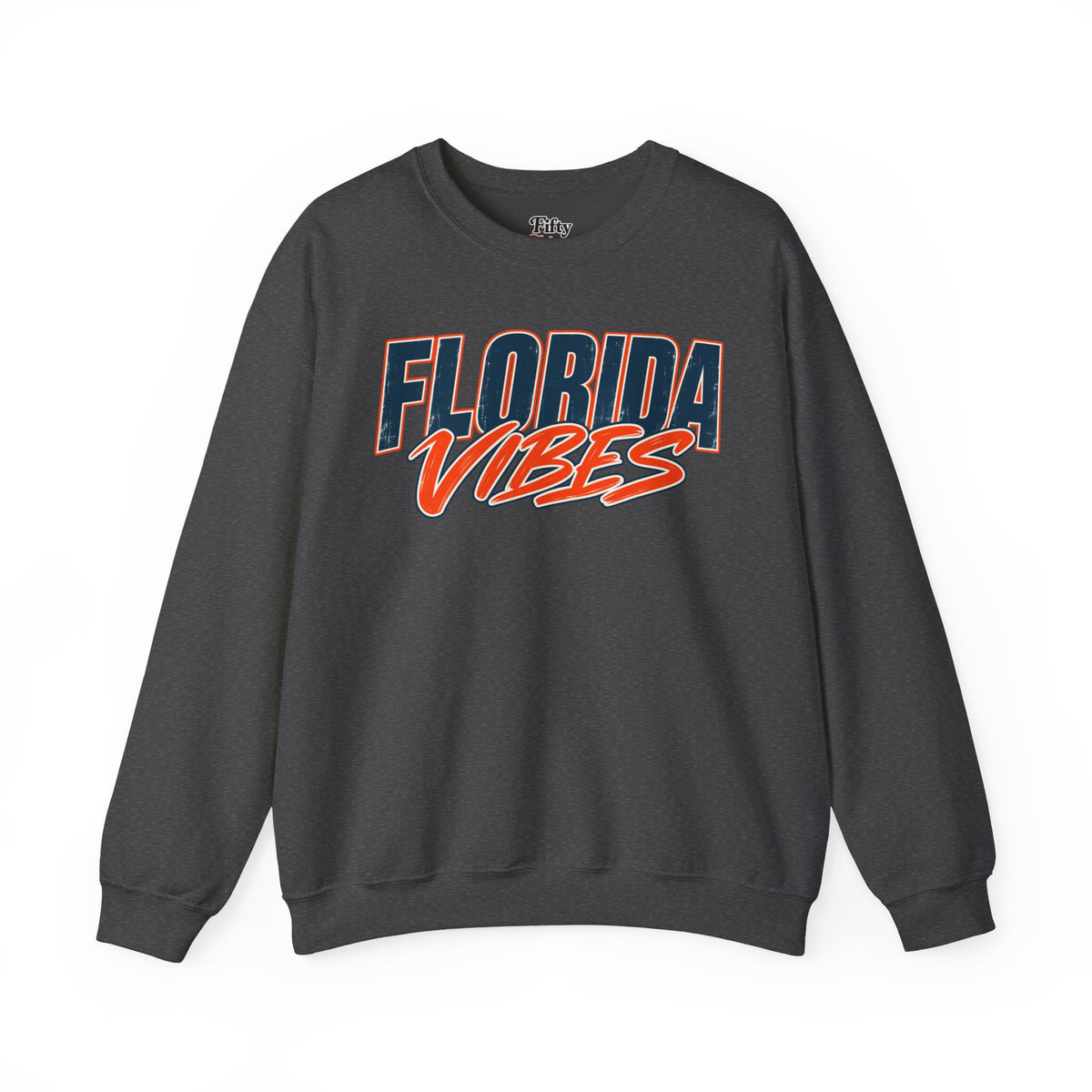 Florida Vibes Unisex Crewneck Sweatshirt State Name Graphic