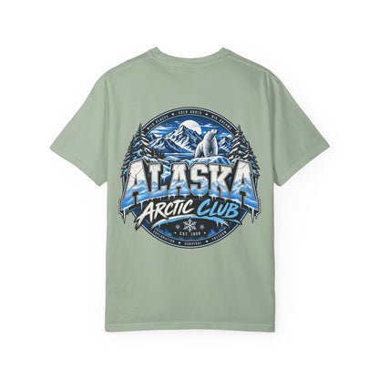 Alaska Arctic Club  Unisex Comfort Color 1717 Streetwear Graphic Tee