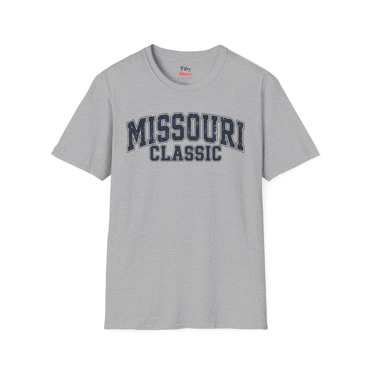Missouri Classic Unisex Softstyle T Shirt State Name Graphic Tee