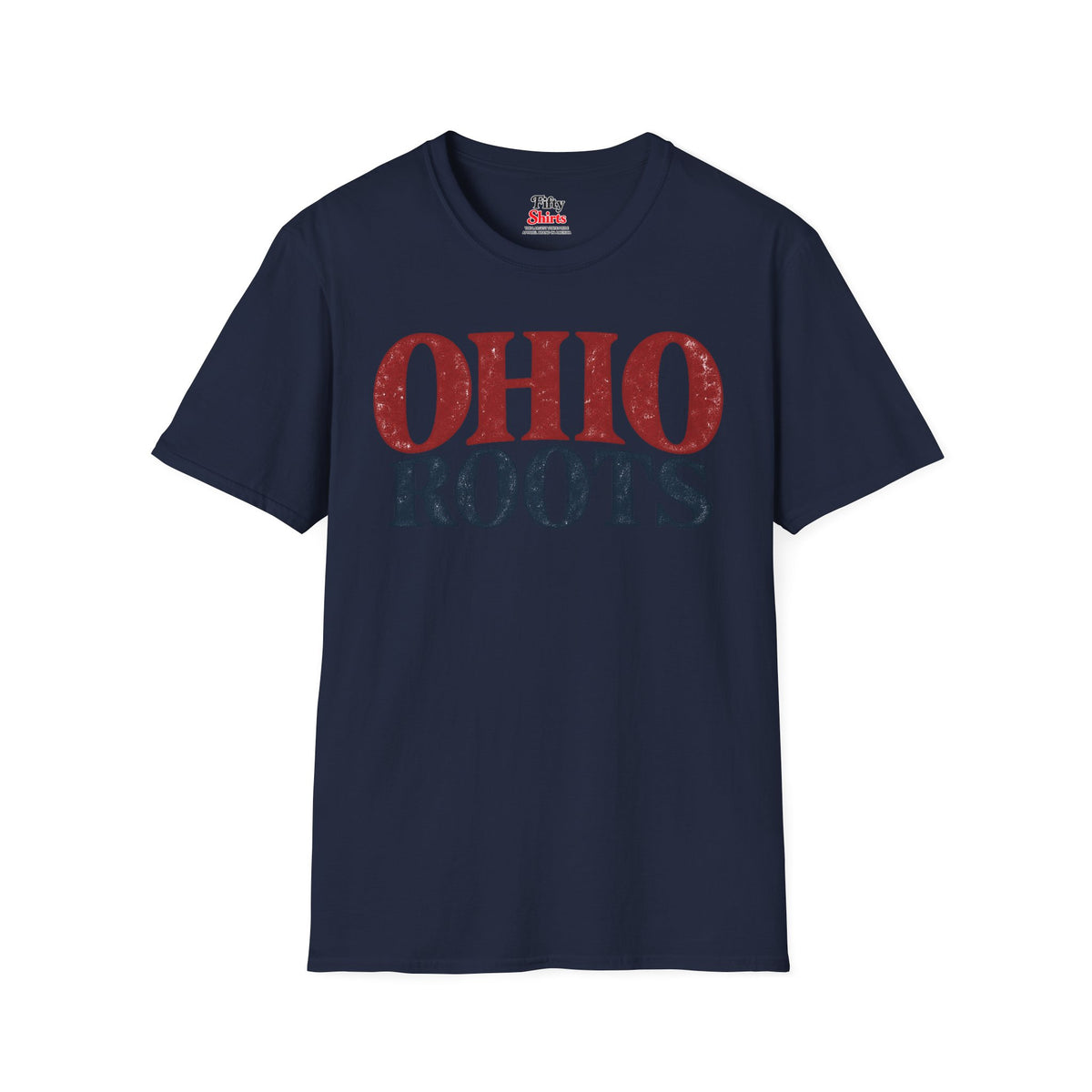 Ohio Roots Unisex Softstyle T Shirt State Name Graphic Tee