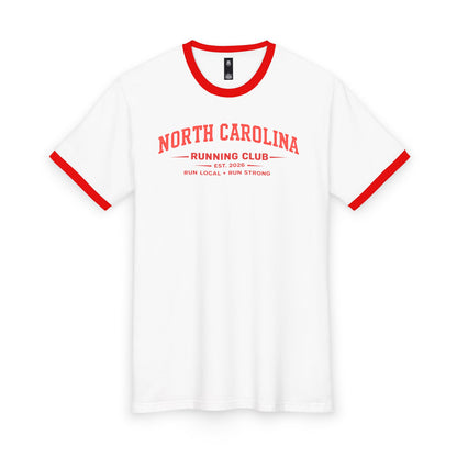 North Carolina Running Club 2026 All State Men's Staple Ringer Tee