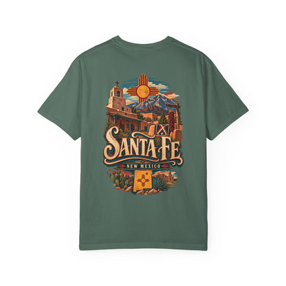 Santa Fe New Mexico Unisex Comfort Color 1717 Streetwear Graphic Tee