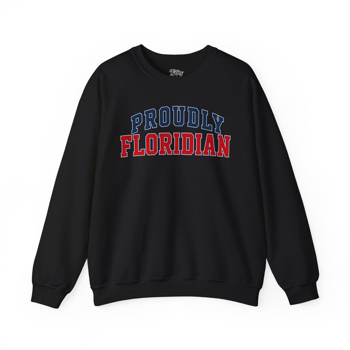 Proudly Floridian Florida Unisex Crewneck Sweatshirt State Name Graphic