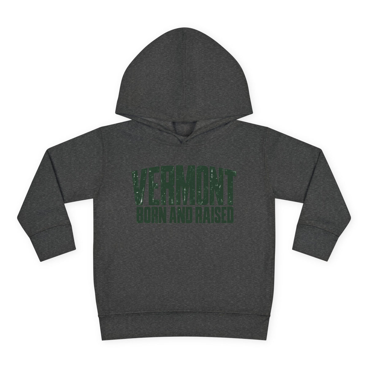 Vermont Born and Raised Modern New England Streetwear Unisex Toddler Pullover Fleece Hoodie