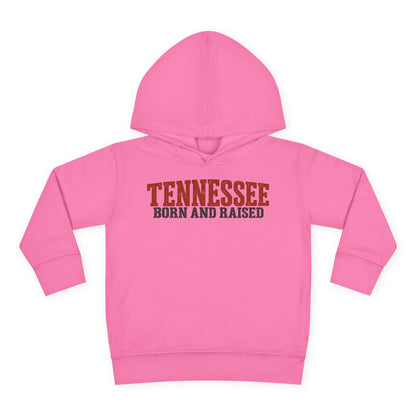 Tennessee Born and Raised Vintage Country Style Unisex Toddler Pullover Fleece Hoodie