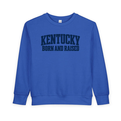 Kentucky Born and Raised  Modern Heritage Unisex Toddler Sweatshirt