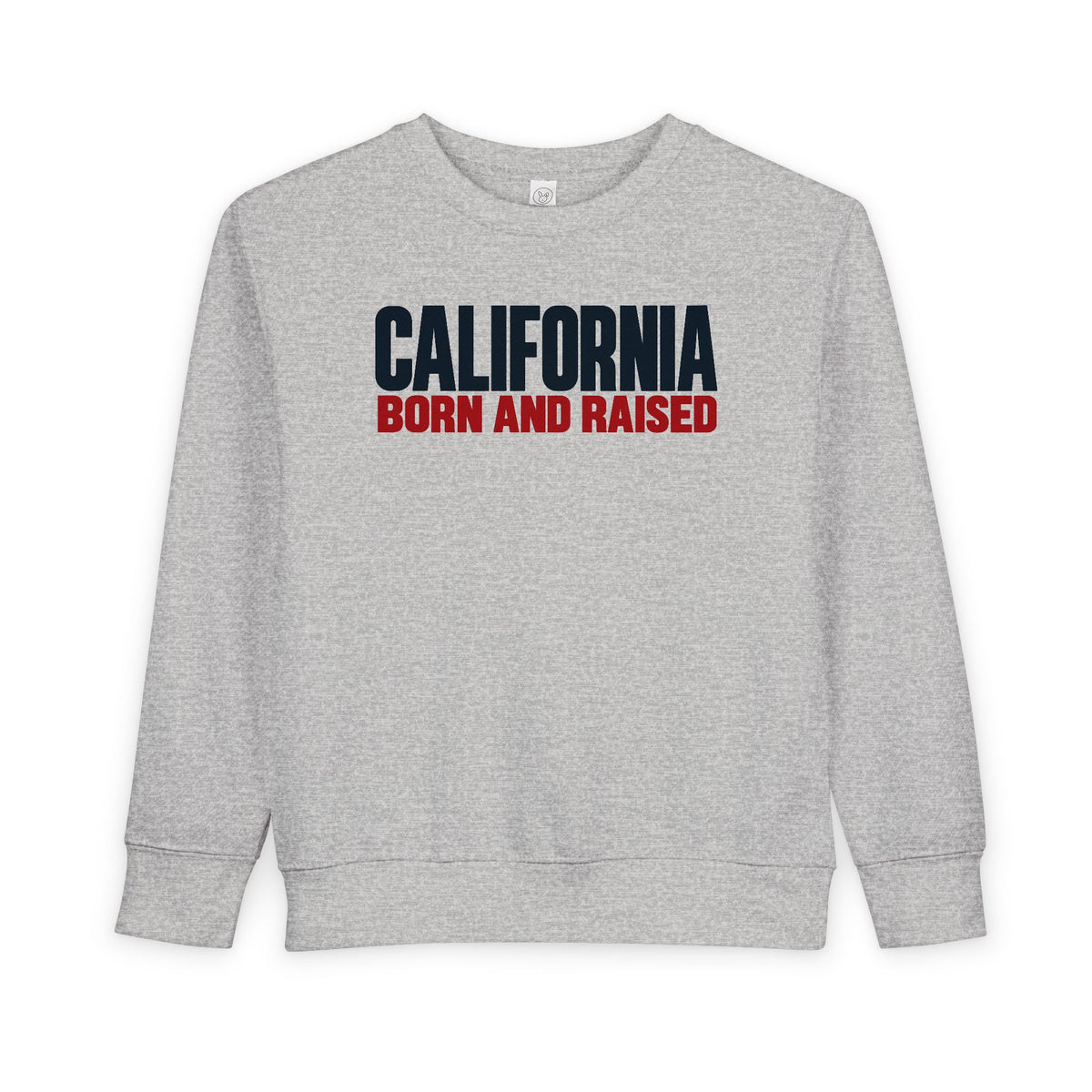California Born and Raised Minimal Modern Unisex Toddler Sweatshirt