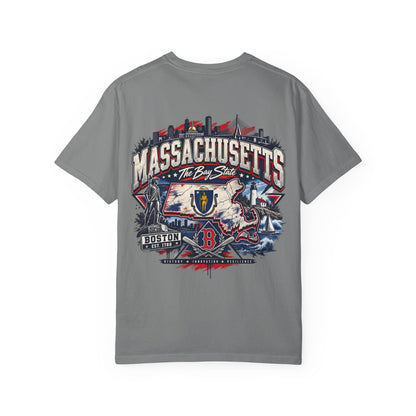 Massachusetts Street Legacy Unisex Comfort Color 1717 Streetwear Graphic Tee