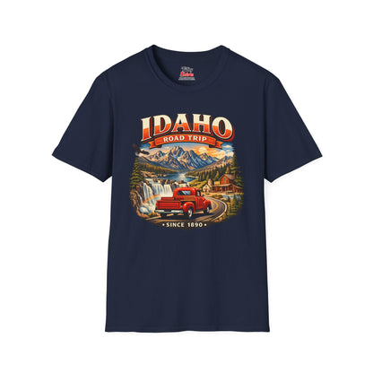 Idaho Road Trip Unisex Softstyle T Shirt State Pride Graphic Tee Collections FS03