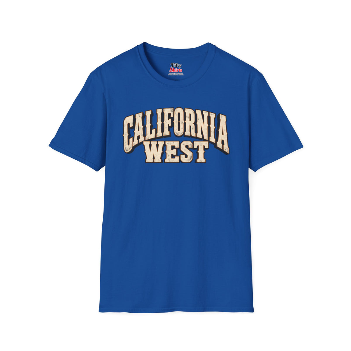 California West Unisex Softstyle T Shirt State Name Graphic Tee