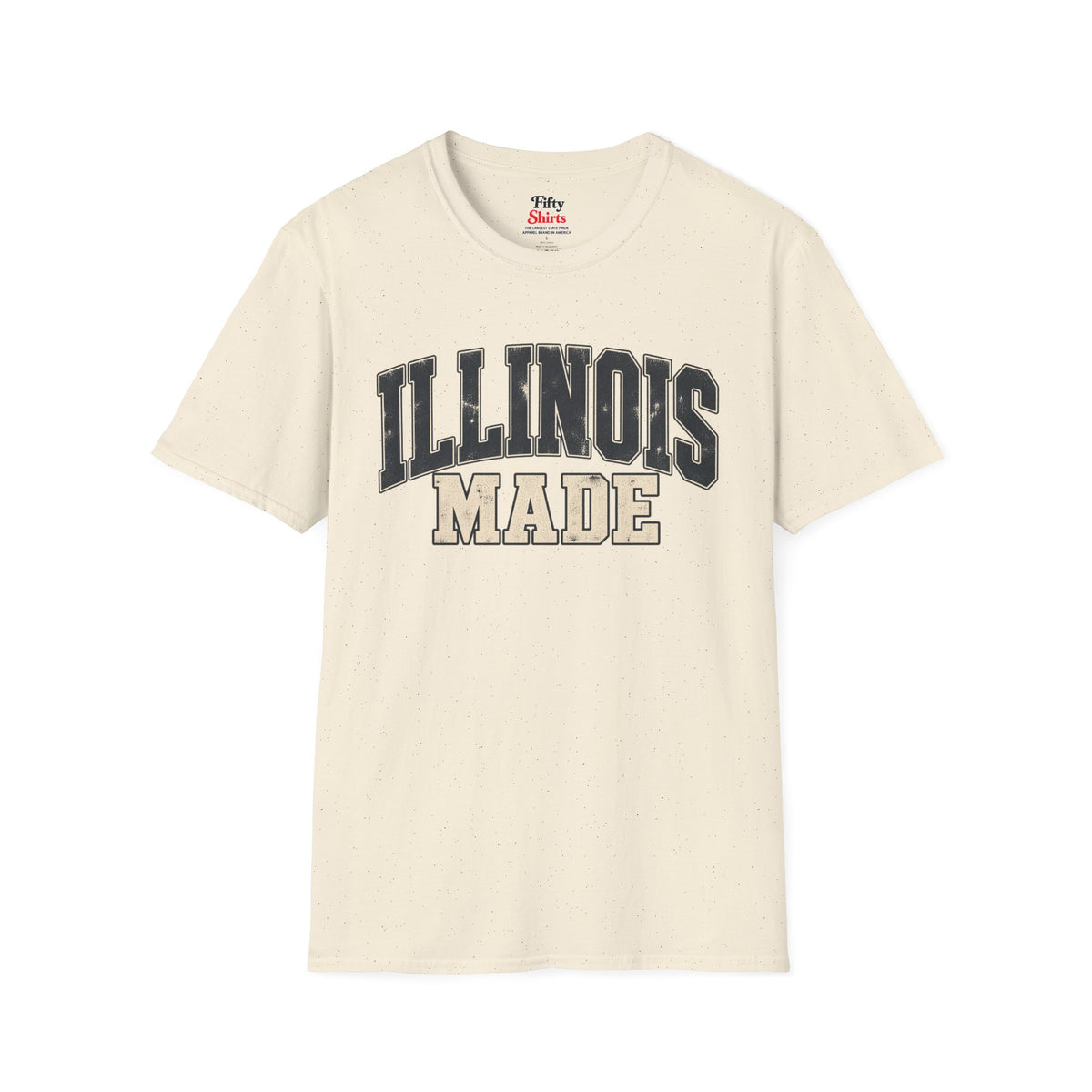Illinois Made Unisex Softstyle T Shirt State Name Graphic Tee