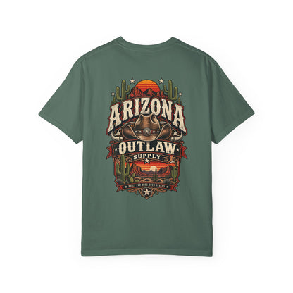 Arizona Outlaw Supply  Unisex Comfort Color 1717 Streetwear Graphic Tee