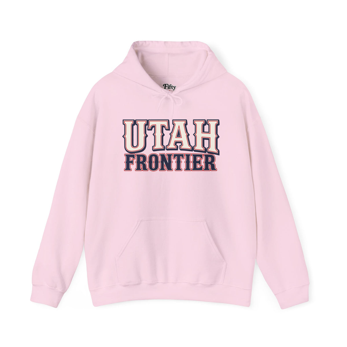 Utah Frontier Unisex Hoodie State Name Graphic