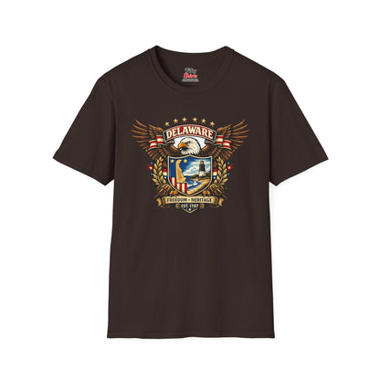 Delaware American Eagle Unisex Softstyle T Shirt State Pride Graphic Tee Collections FS03
