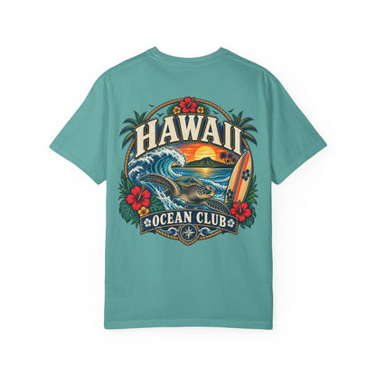 Hawaii Ocean Club Unisex Comfort Color 1717 Streetwear Graphic Tee