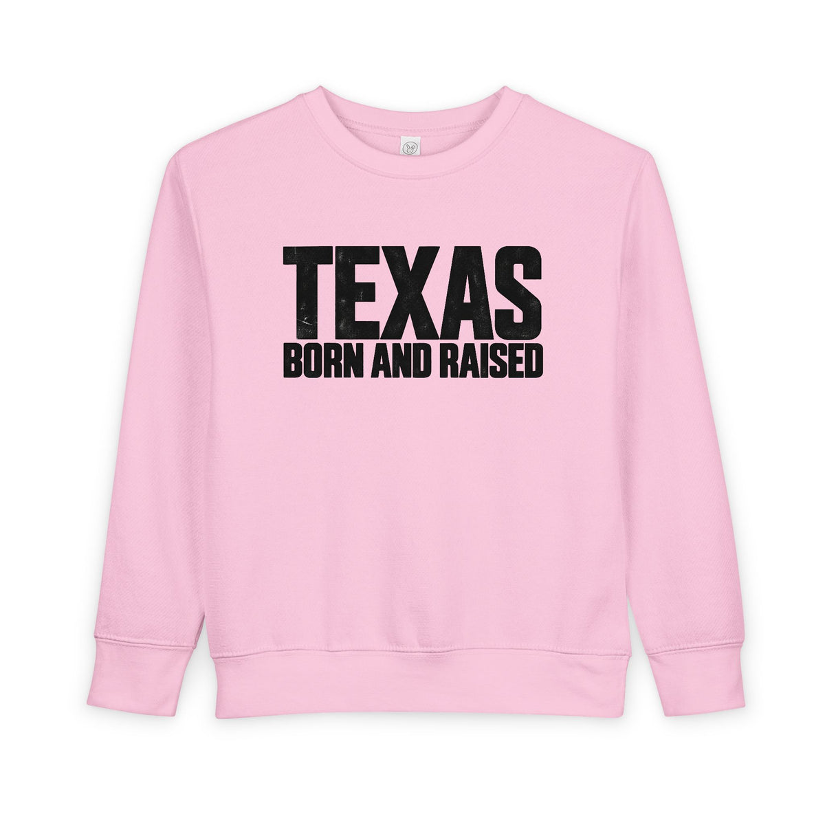 Texas Born and Raised Modern Minimal Unisex Toddler Sweatshirt