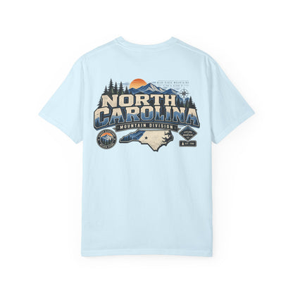 North Carolina Mountain Division Unisex Comfort Color 1717 Streetwear Graphic Tee