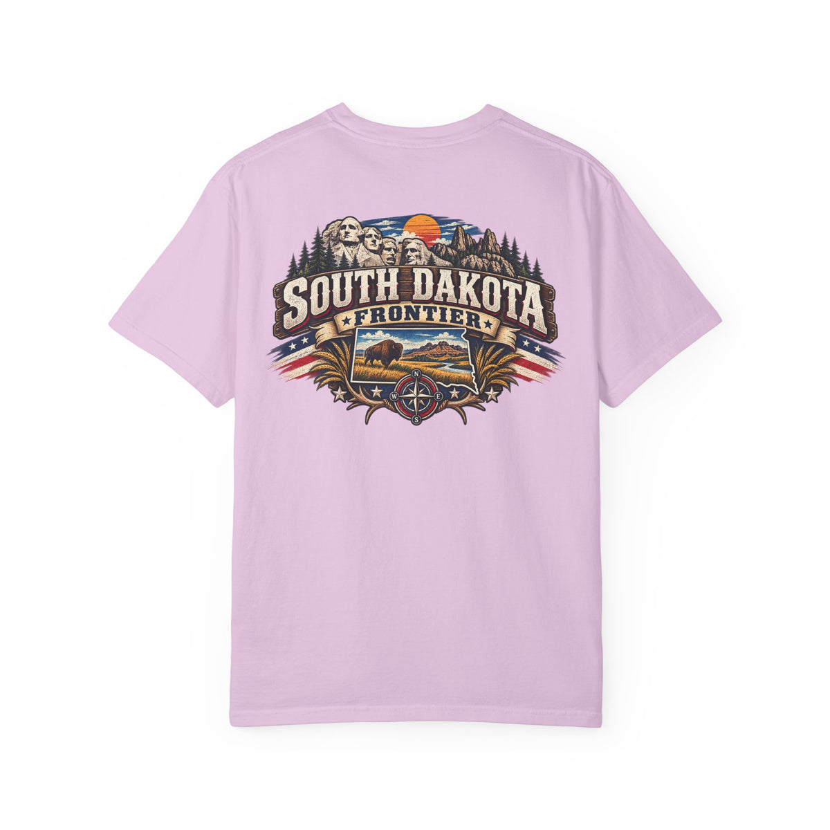 South Dakota Frontier Unisex Comfort Color 1717 Streetwear Graphic Tee