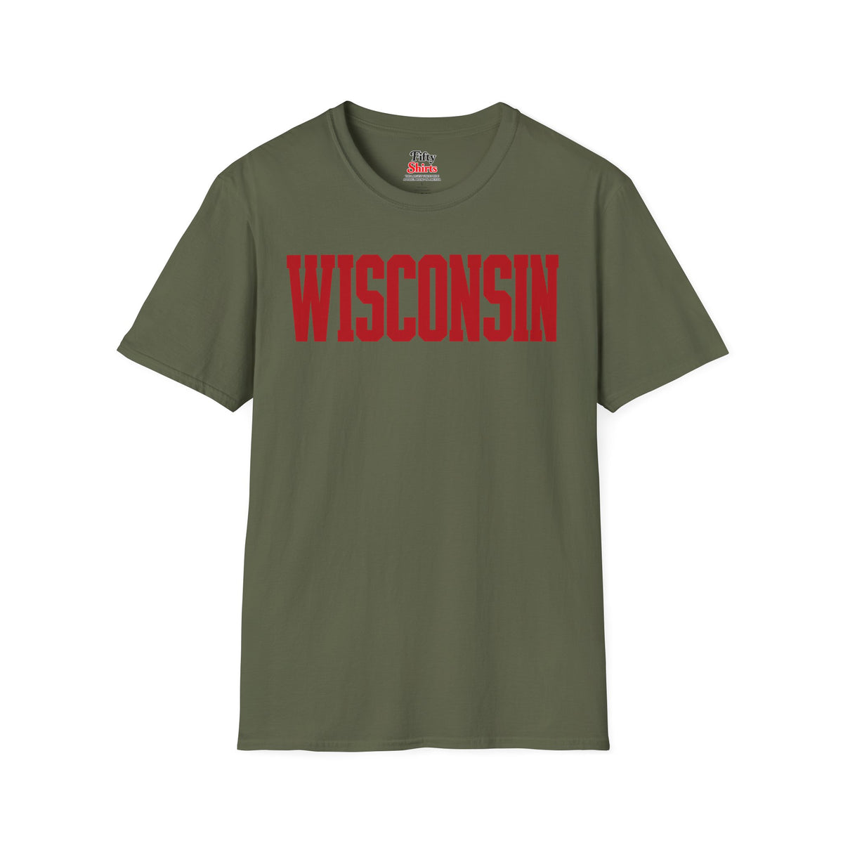 Wisconsin Unisex Softstyle T Shirt State Name Graphic Tee