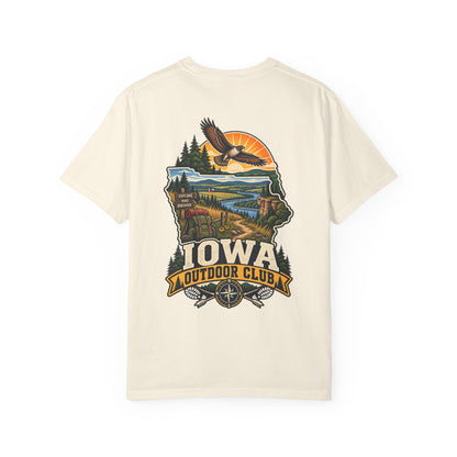Iowa Outdoor Club Unisex Comfort Color 1717 Streetwear Graphic Tee