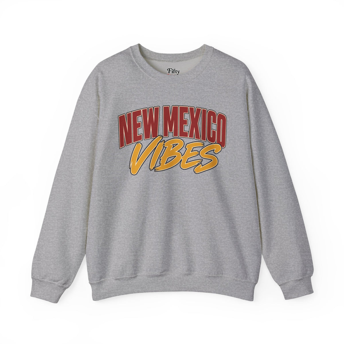 New Mexico Vibes Unisex Crewneck Sweatshirt State Name Graphic
