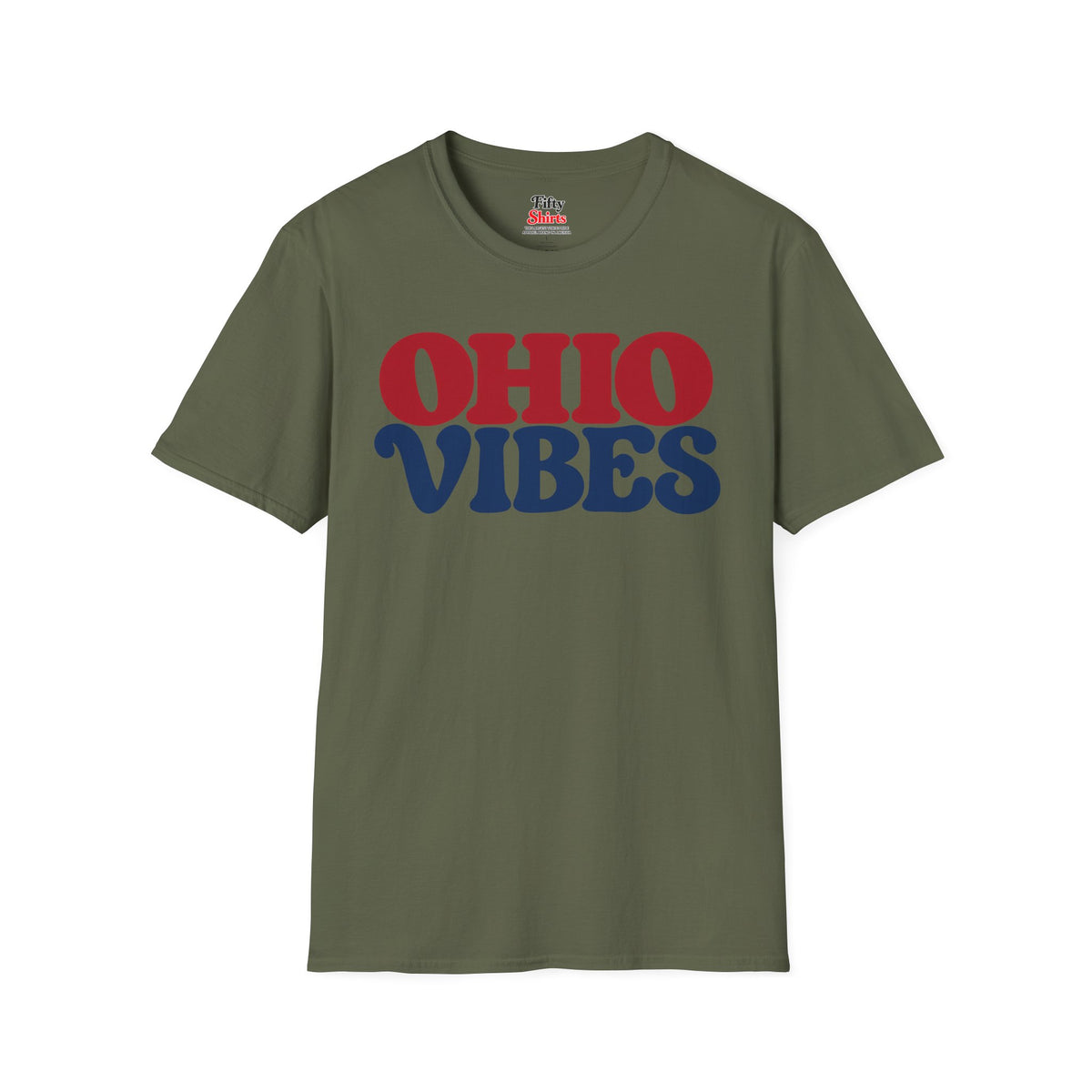 Ohio Vibes Unisex Softstyle T Shirt State Name Graphic Tee