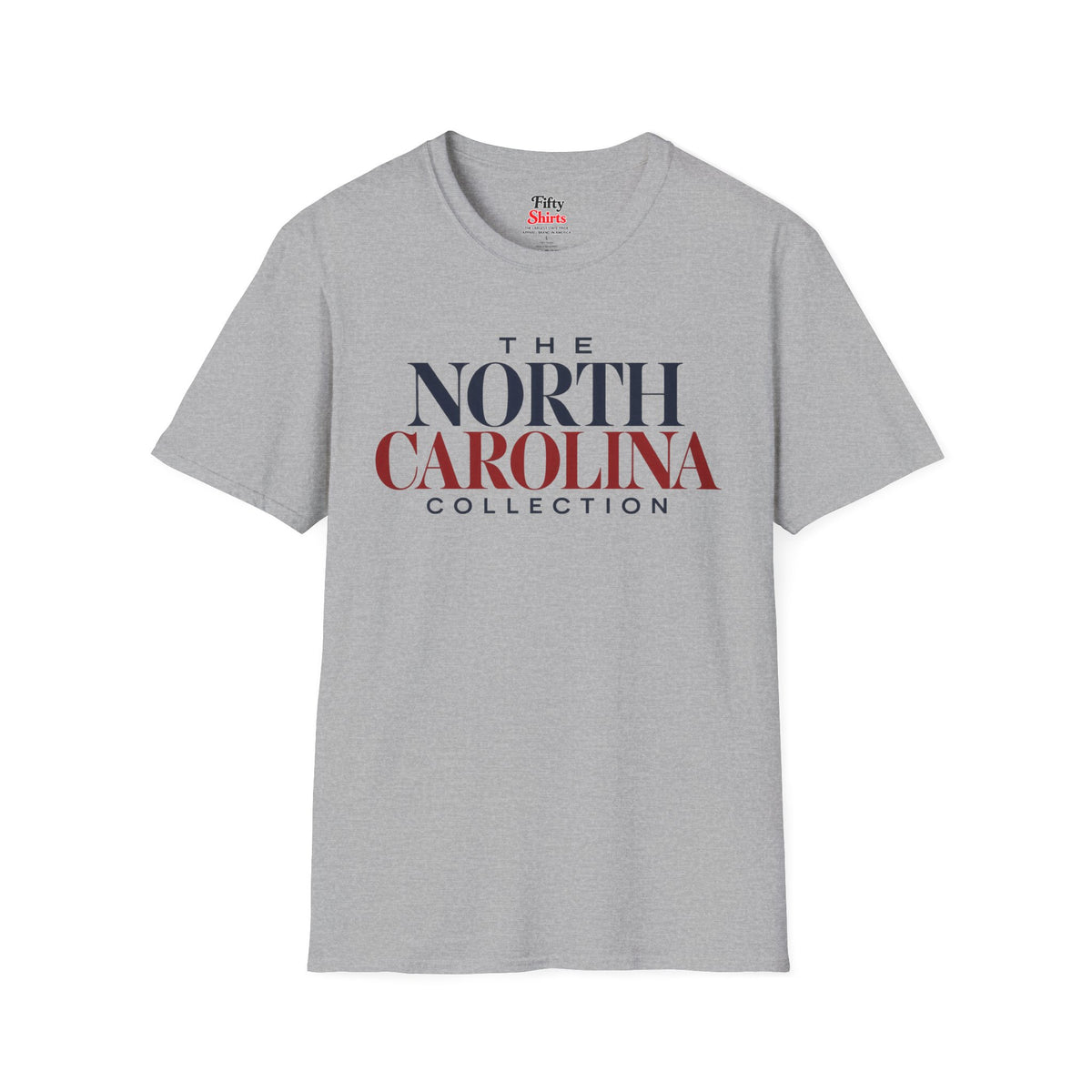 The North Carolina Collection Unisex Softstyle T Shirt State Name Graphic Tee