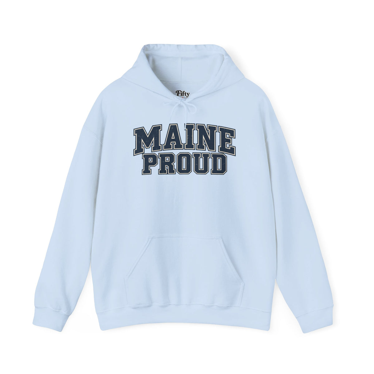 Maine Proud Unisex Hoodie State Name Graphic