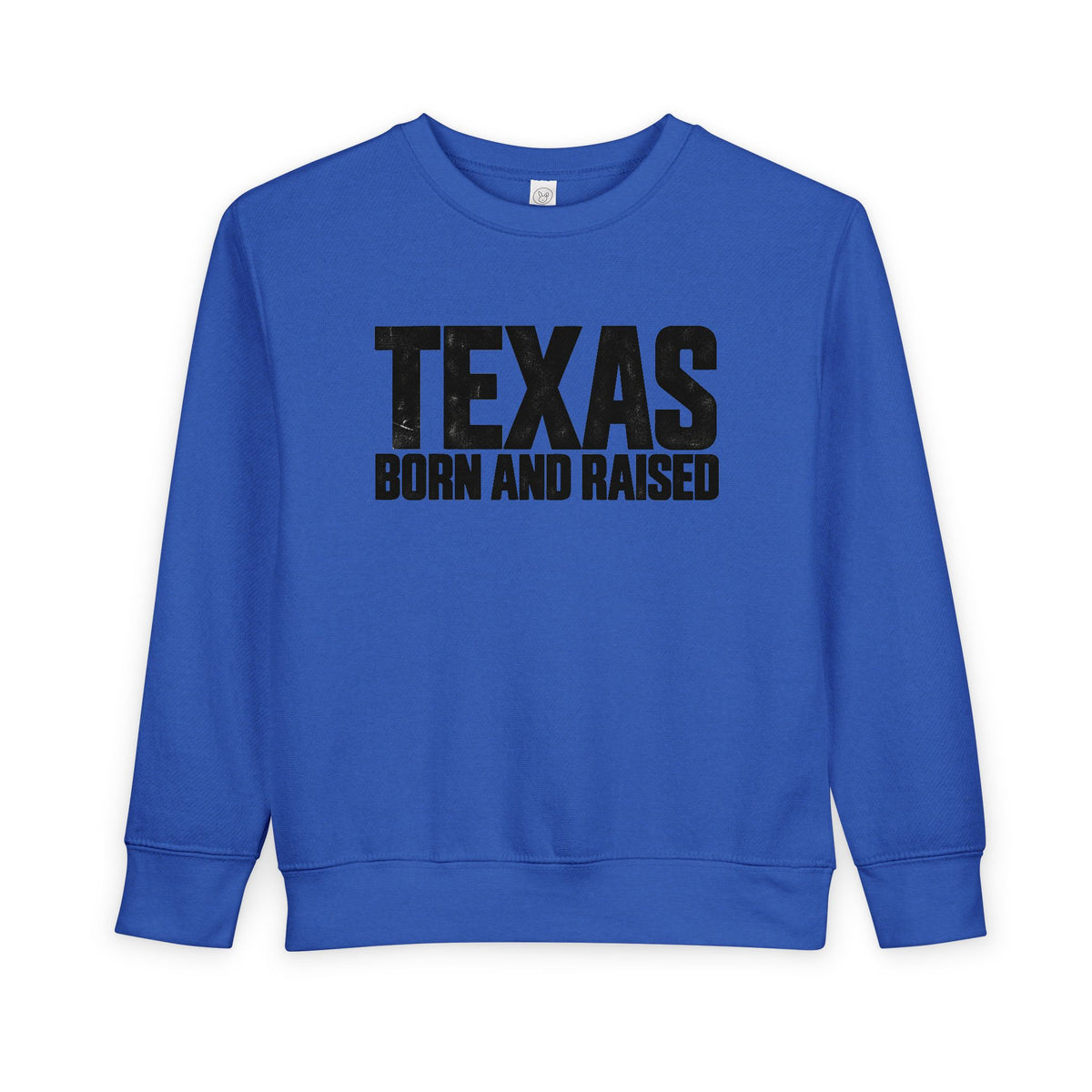Texas Born and Raised Modern Minimal Unisex Toddler Sweatshirt