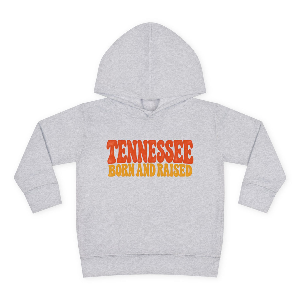 Tennessee Born and Raised Retro 1970s Unisex Toddler Pullover Fleece Hoodie