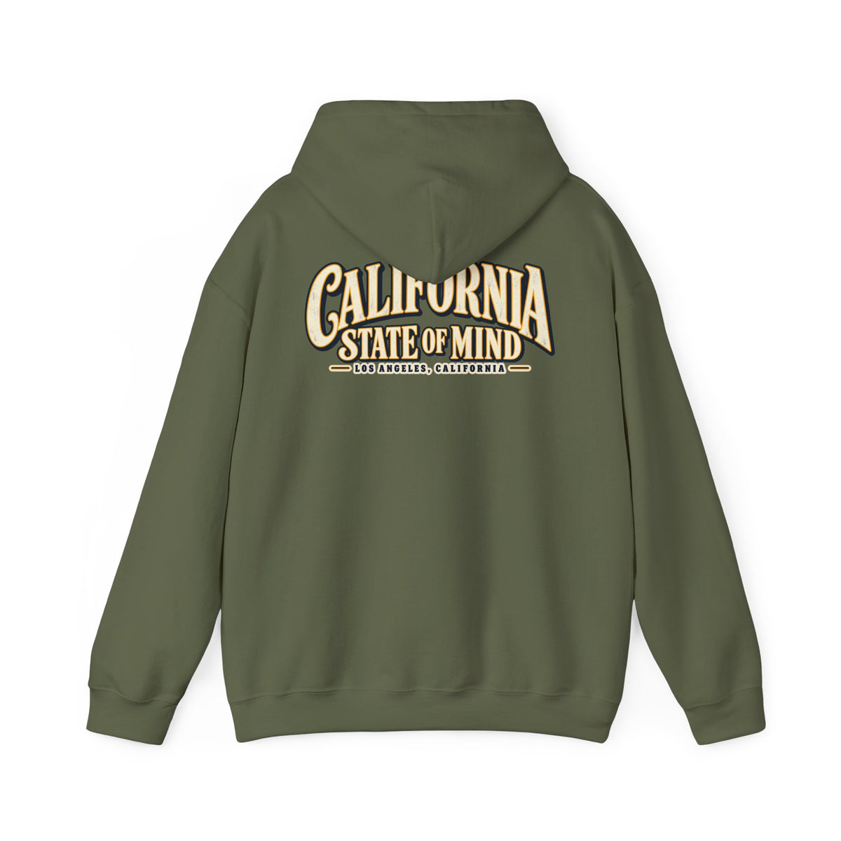 California State of Mind Los Angeles Unisex Hoodie Graphic