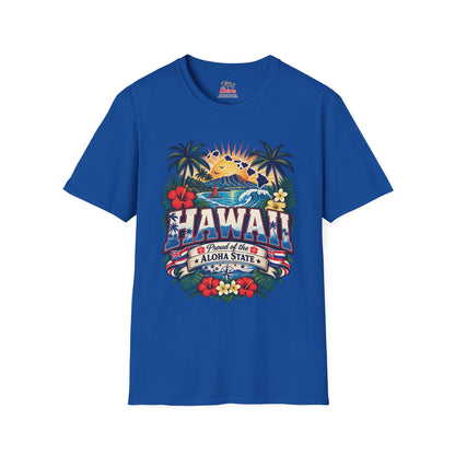 Hawaii State Pride Unisex Softstyle T Shirt State Pride Graphic Tee Collections FS03