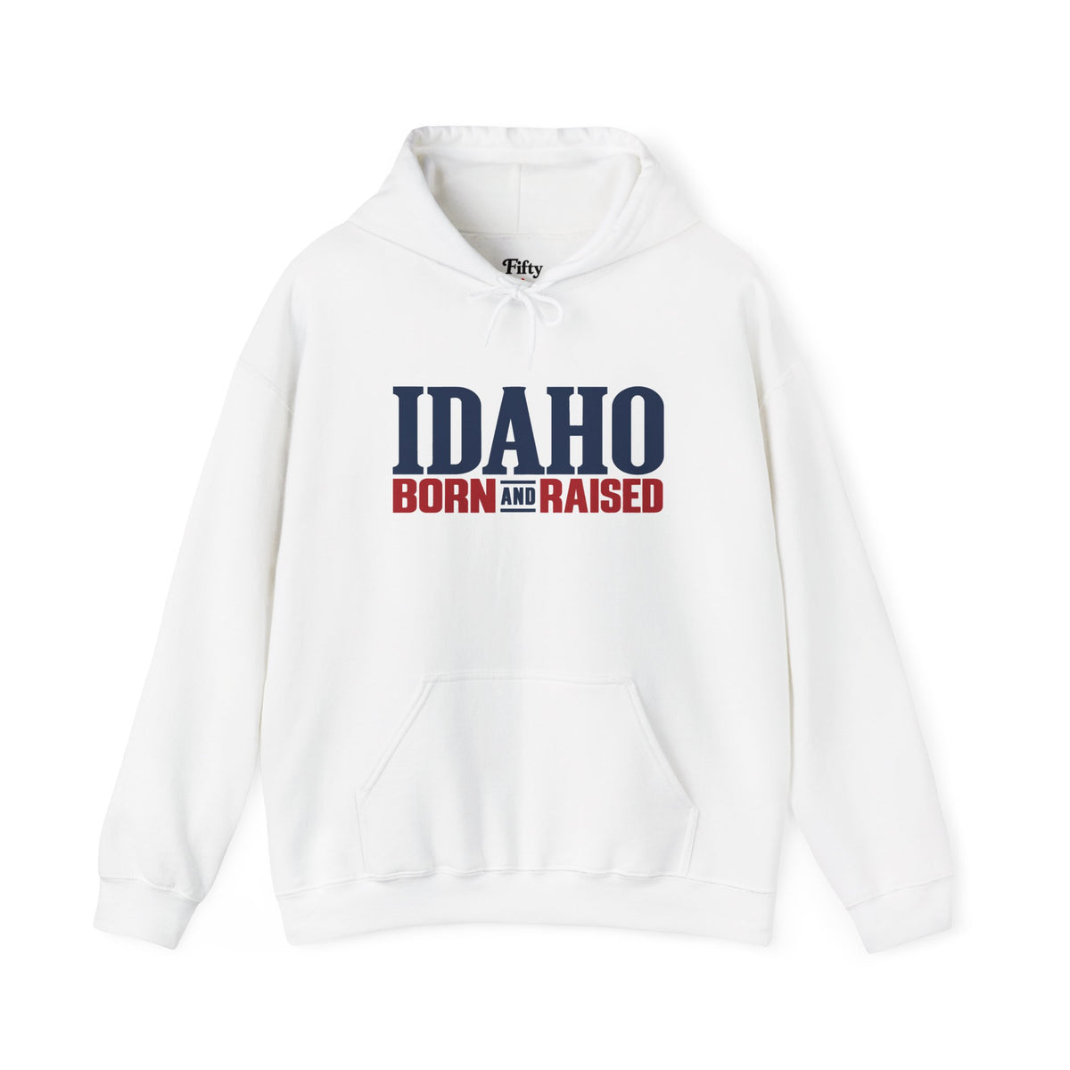 Idaho Born and Raised Premium Heritage Unisex Hoodie Graphic
