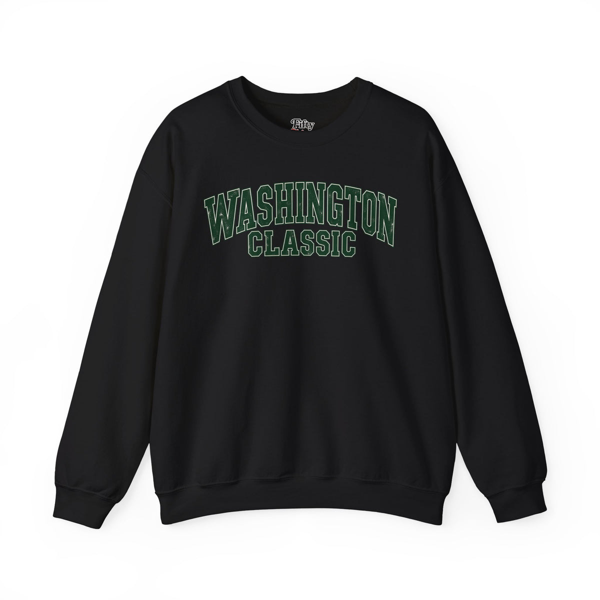 Washington Classic Unisex Crewneck Sweatshirt State Name Graphic