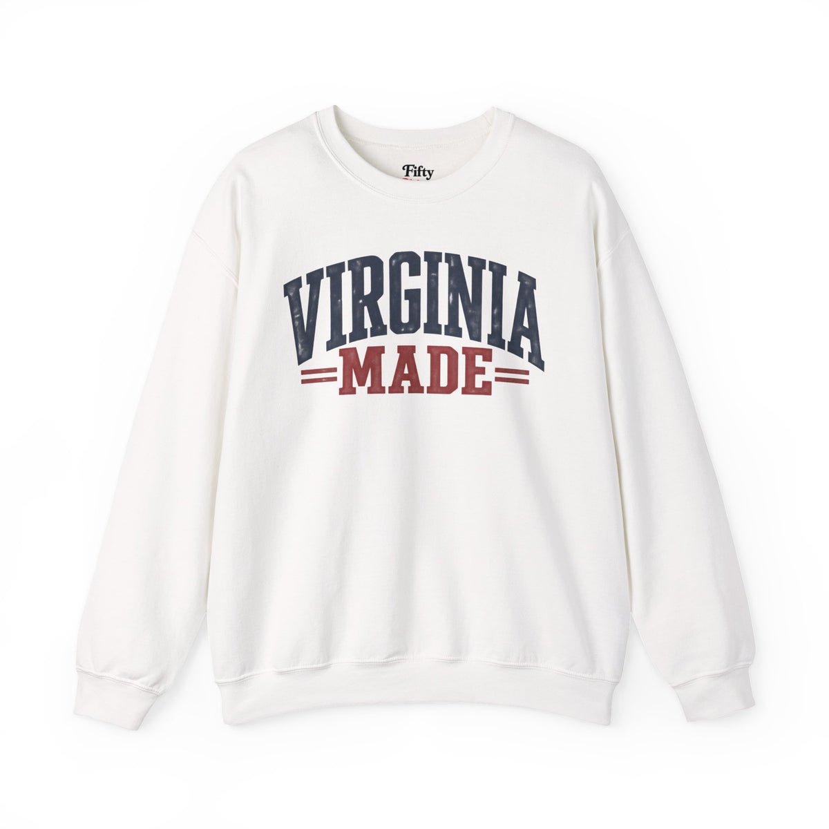 Virginia Made Unisex Crewneck Sweatshirt State Name Graphic