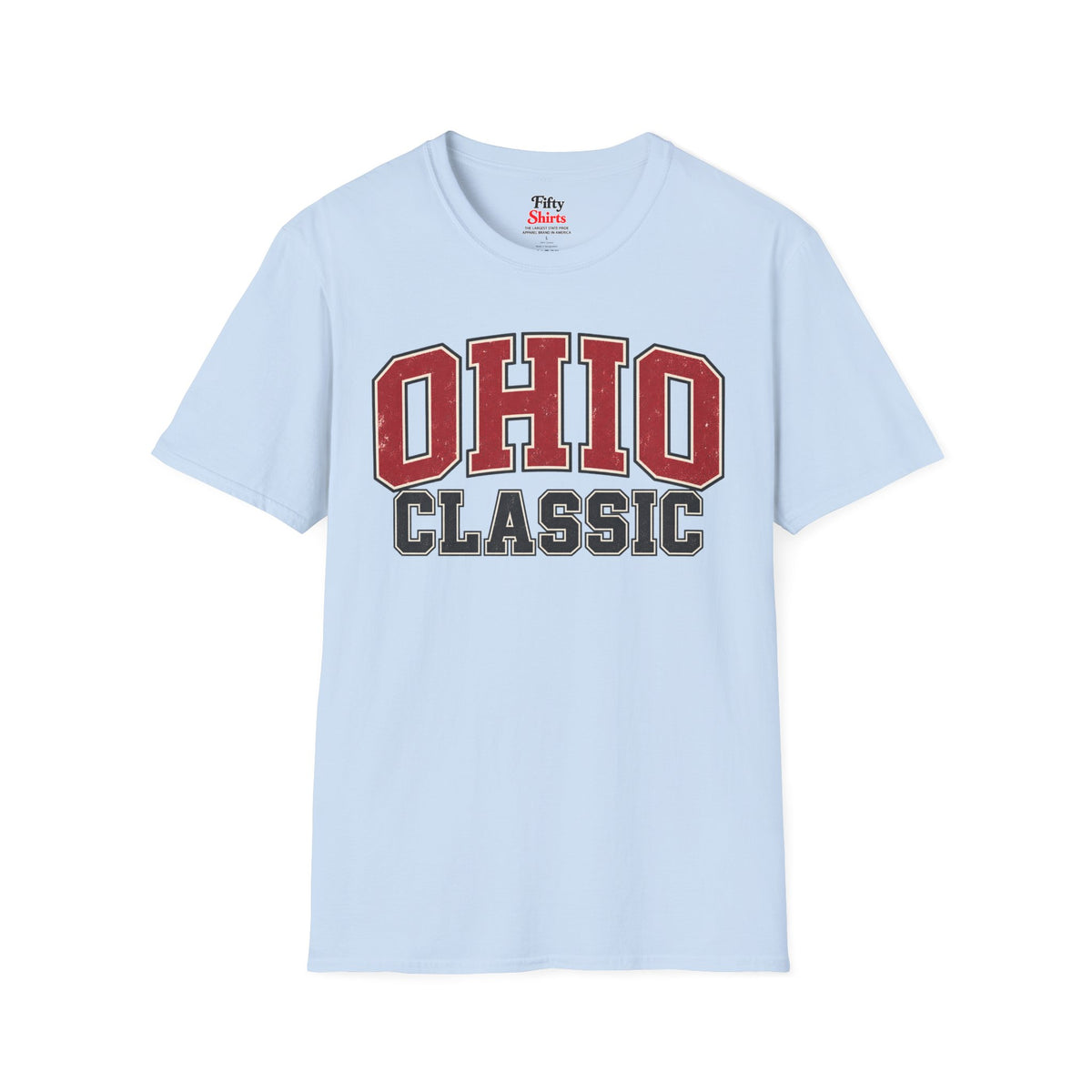 Ohio Classic Unisex Softstyle T Shirt State Name Graphic Tee