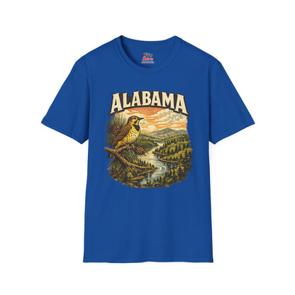 Alabama Wildlife Unisex Softstyle T Shirt State Pride Graphic Tee Collections FS03
