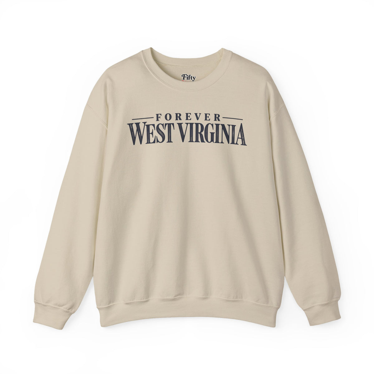 Forever West Virginia Unisex Crewneck Sweatshirt State Name Graphic