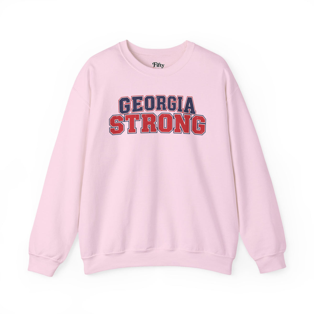 Georgia Strong Unisex Crewneck Sweatshirt State Name Graphic