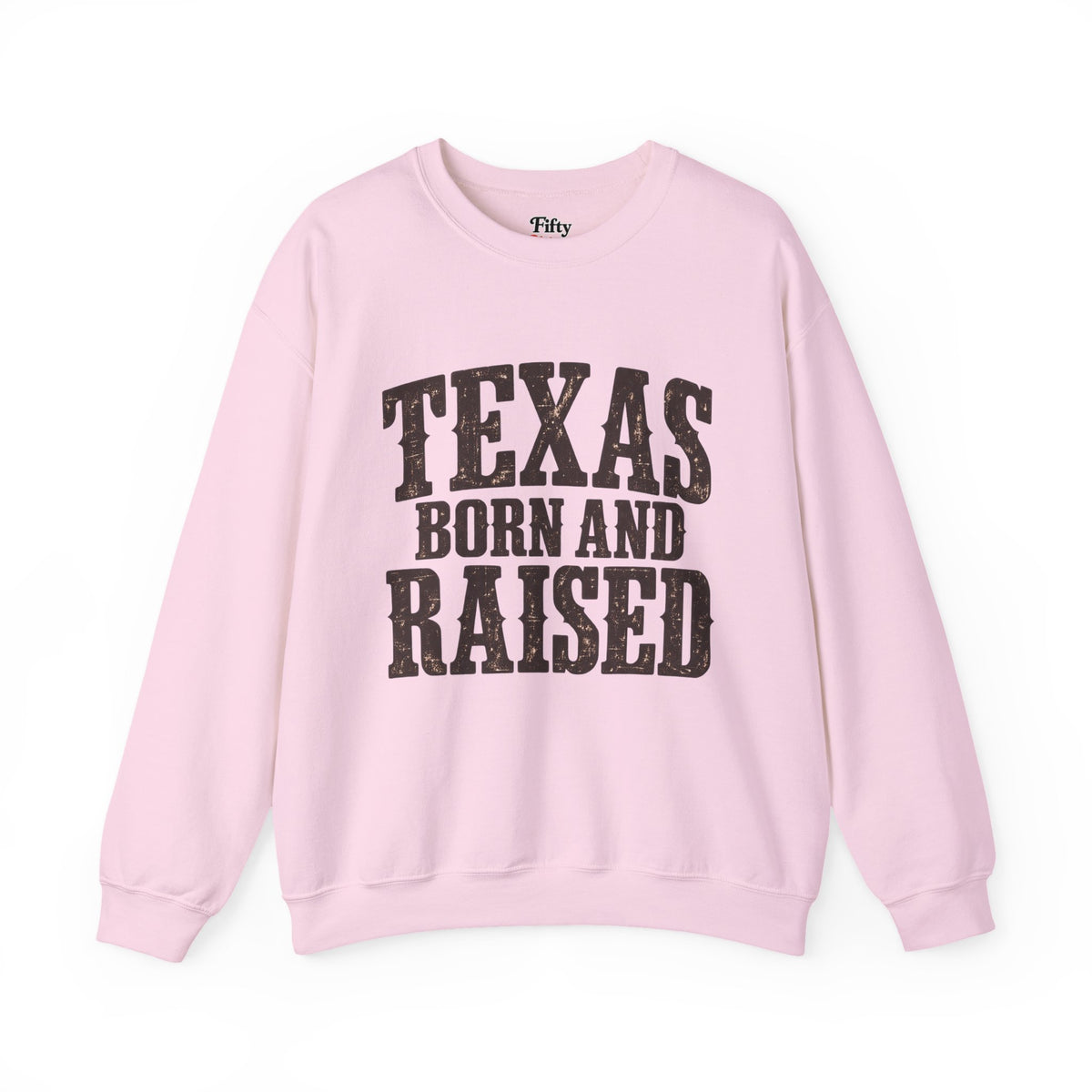 Texas Born and Raised Vintage Western Unisex  Sweatshirt Graphic