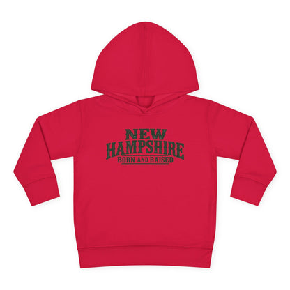 New Hampshire Born and Raised Rustic Outdoor Heritage Unisex Pullover Fleece Hoodie