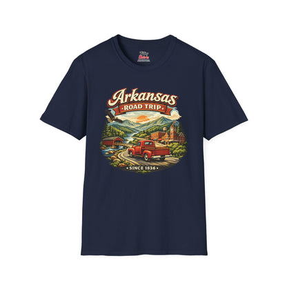 Arkansas Roadtrip Unisex Softstyle T Shirt State Pride Graphic Tee Collections FS03